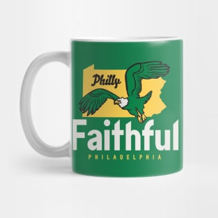 Philly Faithful Philadelphia eagles design Mug